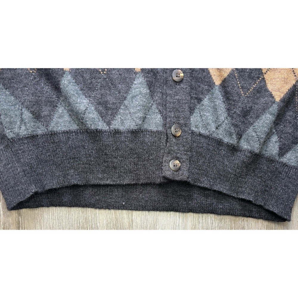 Kenneth Roberts Sweater Vest Mens Large‎  Wool Blend Made in Italy - Picture 4 of 10